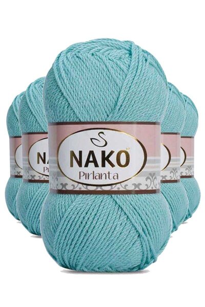 atastore2017 5 pieces diamond amigurumi hand knitting rope wool water green 1297