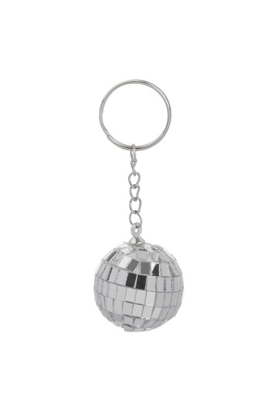 Zumzeria Breloc argintiu minge disco 11cm