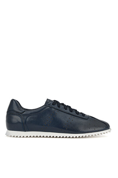 Ziya , Men's Genuine Leather Sneaker 1611026Z900 Navy Blue