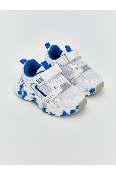 LC Waikiki White Lace and Velcro Baby Boy Sports Shoes