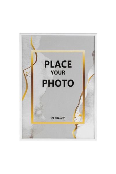 Zumzeria Ramă foto decorativă albă 30x40cm
