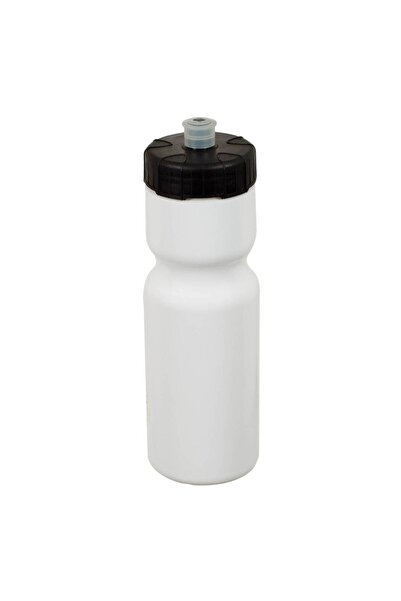 Zumzeria Sticlă de apă din plastic, cu capac rabatabil, albă și neagră, 650 ml