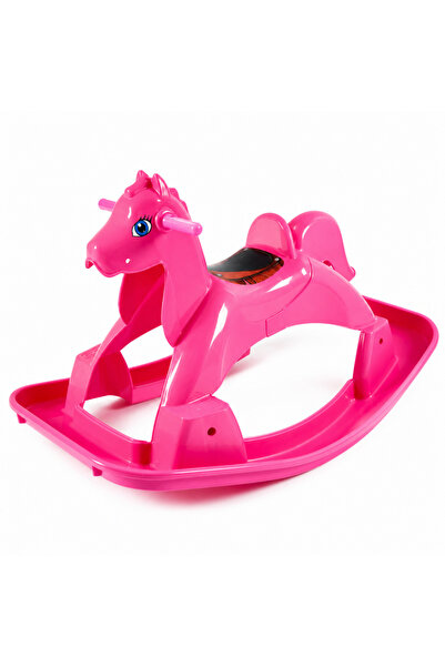Doloni Calut balansoar pentru copii Pink, design ergonomic, cu manere de sigu...