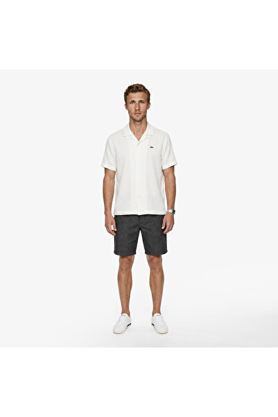 Lacoste Erkek Slim Fit Siyah Bermuda Şort