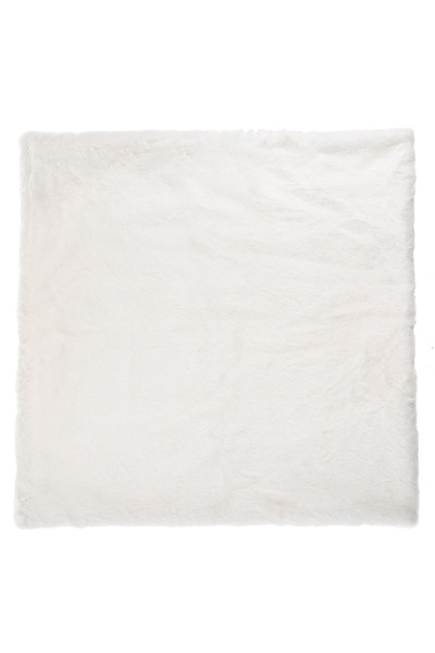 Zumzeria Față de pernă decorativă de iarnă Ecru cu iepure 50x50cm
