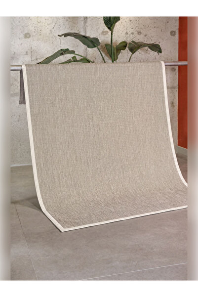 Apex Halı Vicenza 2821 Krem Kaymaz Tabanlı Yıkanabilir Dekoratif Şık Sisal Halı