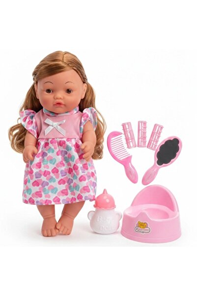 TOYSTURKA Ruby Altını Islatan Eğitici Et Bebek Seti - Lazımlıklı-Biberonlu-Em...