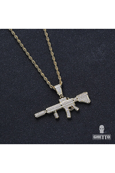 GHETTO Κολιέ με διαμάντι