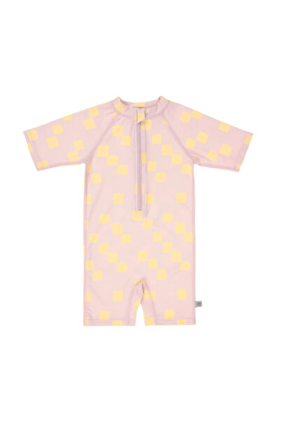 Lassig UV Korumalı Mayo Checkerboard Pale Pink Yellow