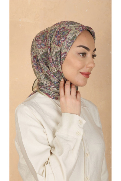 locella Lo'cella Pamuklu Soft Eşarp 4561-9 Fıstık Yeşili