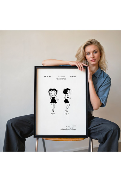Pegziz Patentni crtež lika Betty Boop