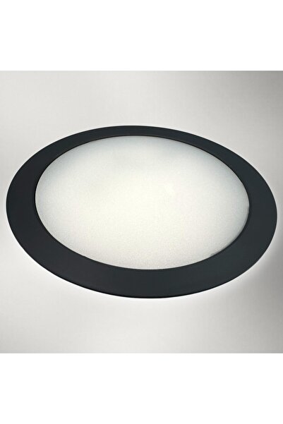 DELIGHT Sole Led spotlight with black frame, round recessed Ø220, 24W, 4100K,...
