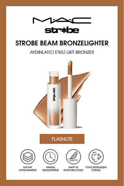 M.A.C Strobe Beam Aydınlatıcı Etkili Likit Bronzer - Flashlite