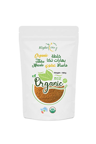 RIGHT DIET خلطة توابل تيكا ماسالا عضوية خالية من الغلوتين 100 جرام