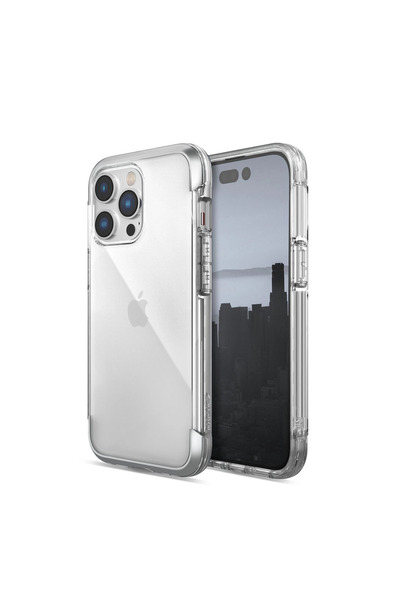 Raptic Husă X-Doria Air Case blindată pentru iPhone 14 Pro Max, argintie