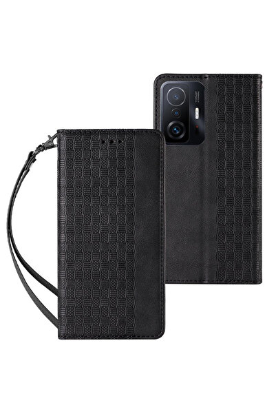 Hurtel Husă cu curea magnetică pentru Samsung Galaxy A12 5G, tip portofel + m...