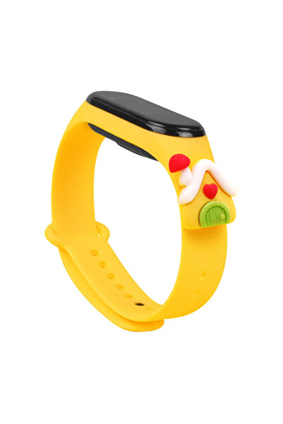 Hurtel XMAS SILIKONOWA ≈öWIƒÑTECZNA OPASKA DO XIAOMI MI BAND 3 / MI BAND 4 DOMEK