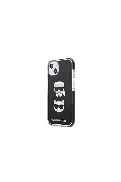 Karl Lagerfeld KLHCP13STPE2TK Husă rigidă neagră pentru Apple iPhone 13 mini,...
