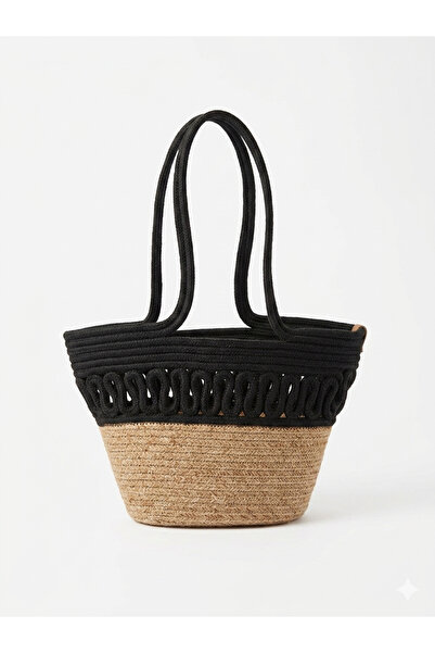 Generic Brand Wicker Bamboo Summer Beach Large Handbag Shoulder Bag