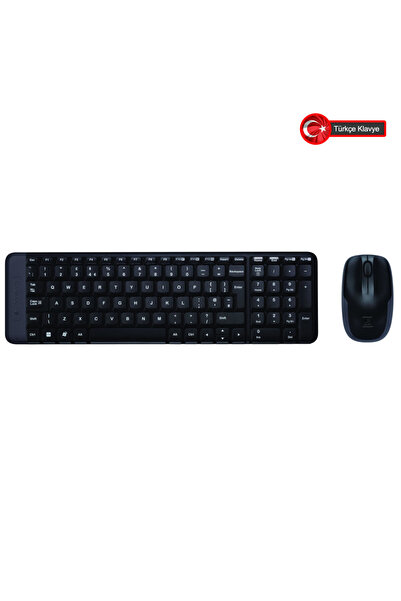 logitech MK220 (920-003163) Kablosuz Türkçe Q Klavye/Mouse Set
