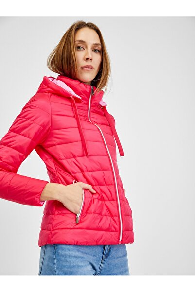 ORSAY Dark pink women's winter puffer jacket