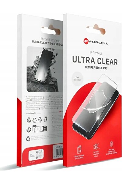 Forcell Sticlă securizată ultra clară - pentru iPhone 14 Pro negru