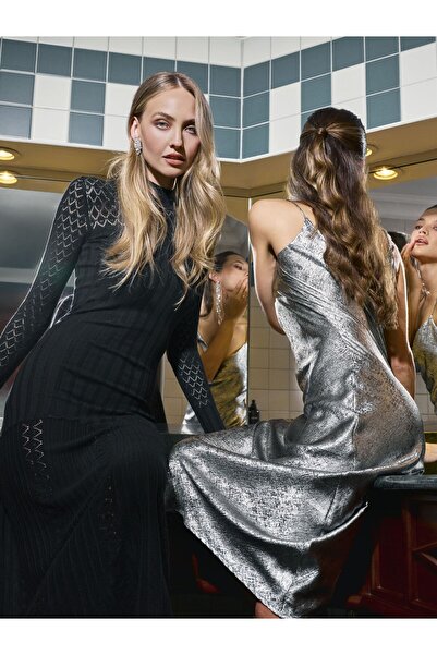ORSAY Rochie maxi neagră de damă