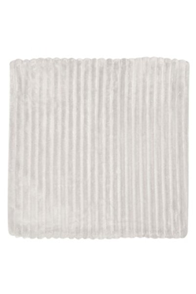 Zumzeria Față de pernă decorativă de iarnă din flanelă, ecru, 45x45cm