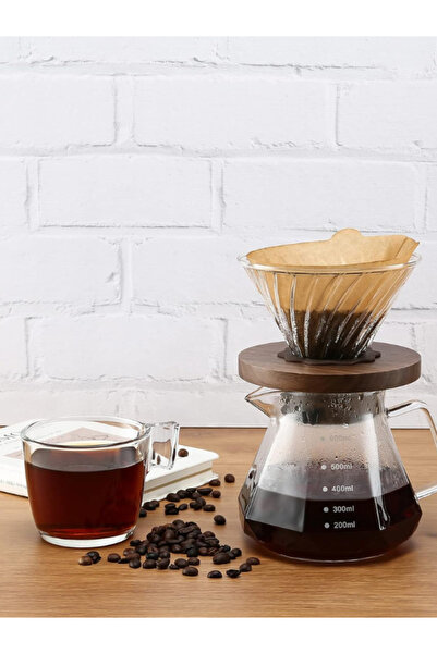 MARIA HOMES Lalord Pour Over Coffee Dripper with 100 pcs V60 Paper Filter, Wa...