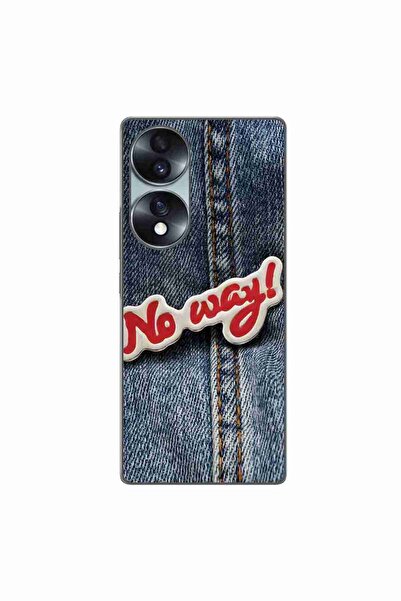 OEM Husa compatibila cu Honor 70 Silicon Gel Tpu Model No Way Jeans