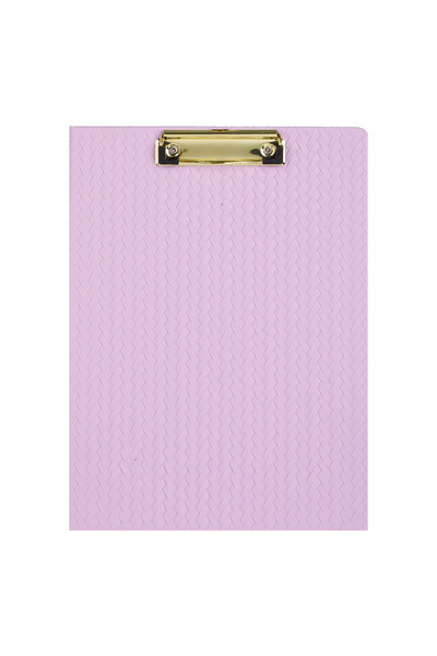Zumzeria Clipboard A4 din PU lila cu model și bloc de notițe - 30 de foi