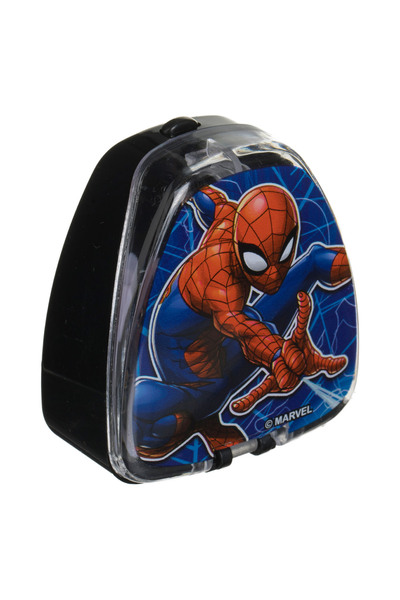 Zumzeria Ascuțitoare triplă din plastic Spiderman 6cm