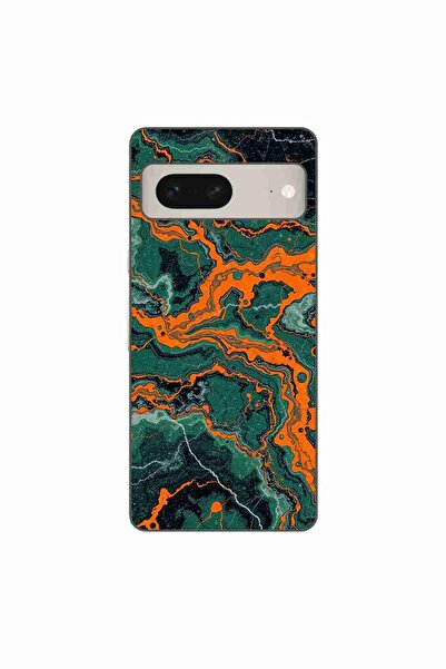 OEM Husa compatibila cu Google Pixel 8 Silicon Gel Tpu Model Soft Jade Marble