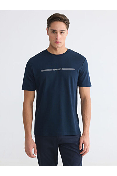 LC Waikiki Tricou pentru bărbați din bumbac pieptănat cu imprimeu Zero Roba C...