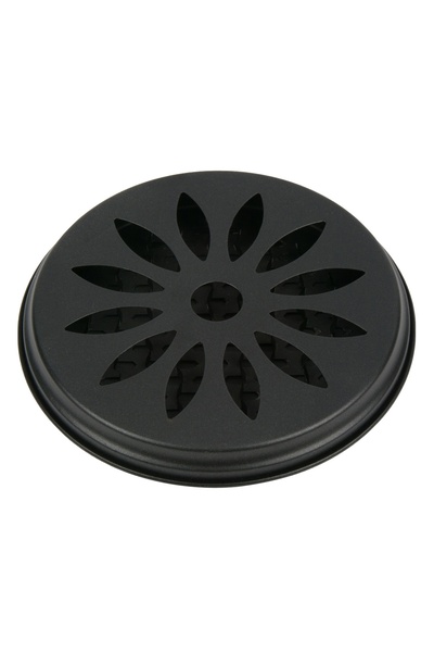 Zumzeria Suport metalic negru cu model floral pentru spirală anti-țânțari Ø15...