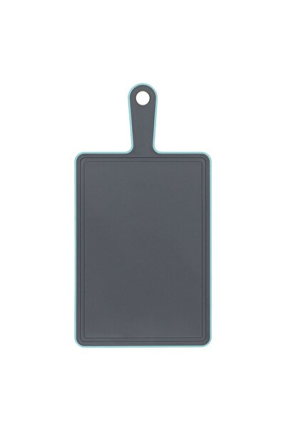 Zumzeria Plastic Cutting Board with Gray Green Handle 27x19cm