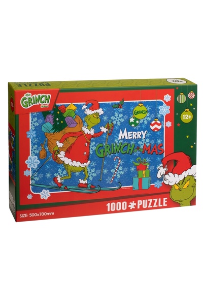 HELLGRINCH Puzzle de Crăciun Grinch "Merry Grinch - Mas" (1000 piese)