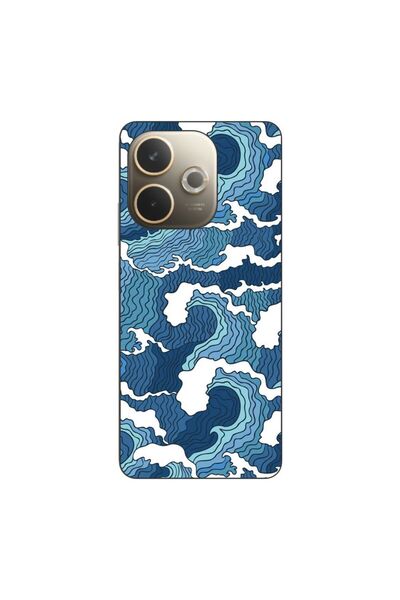 OEM Case compatible with Oppo A5 Pro Silicone Gel Tpu Model Crazy Waves