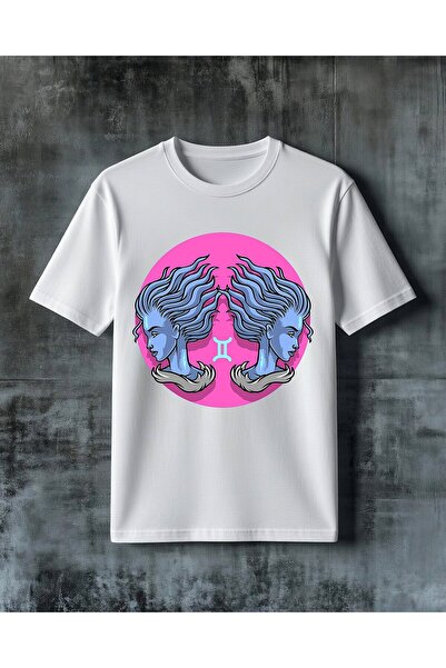 COMVİCHO Gemini Asena Printed Oversize T-Shirt