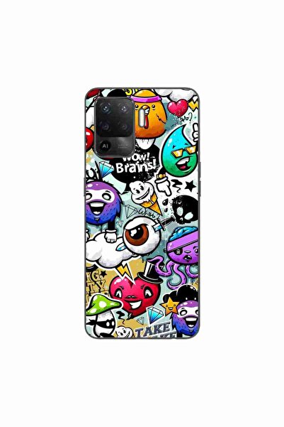 OEM Husa compatibila cu Oppo Reno5 Lite Silicon Gel Tpu Model Pop Art Graffiti