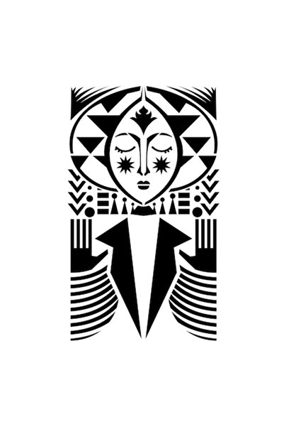 Eni Design 3D Bella Construction Stencil, 50x70cm, reusable, plastic