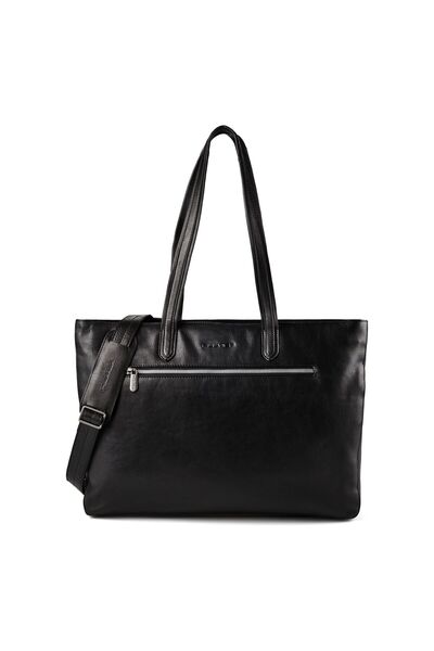 Plevier Geantă Power Shopper din piele naturală, 43,5 cm, compartiment pentru...