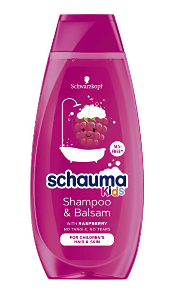 Schauma Kids shampoo and conditioner with raspberry extract, 400 ml