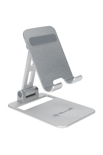 TELLUR Phone Holder for desk Aluminium Silver