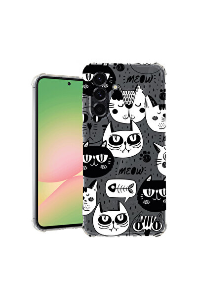 bestcase Husă Antișoc pentru Samsung Galaxy A57, Pisici Cool, 3128360 AS 1029