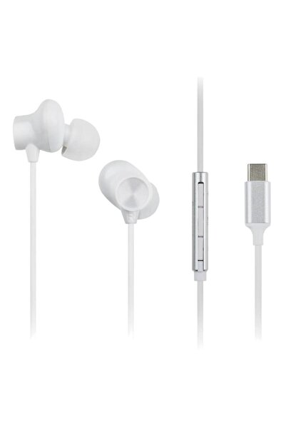 PANASONIC RP-TCM225DEW Στερεοφωνικά Ακουστικά με Μικρόφωνο, USB-C (Λευκό)