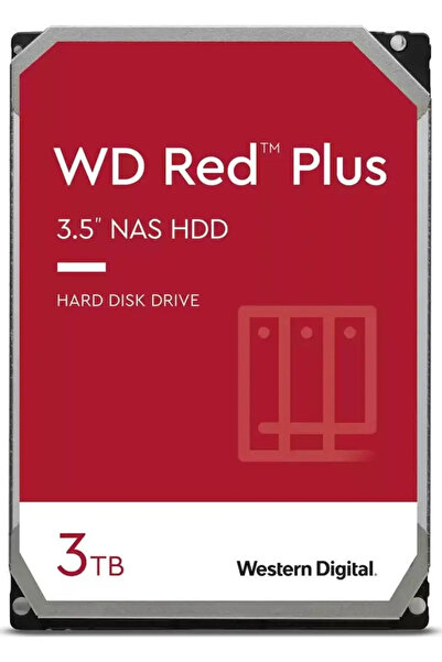 WESTERN DIGITAL 3TB RED PLUS 256MB CMR 3.5IN