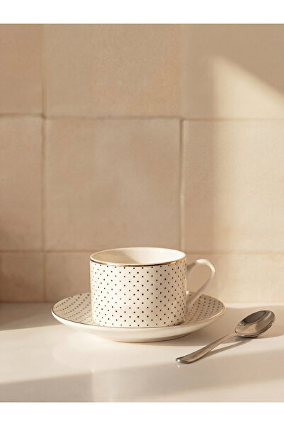 LC Waikiki Polka Dot Patterned Porcelain Tea Cup Set 220 ml