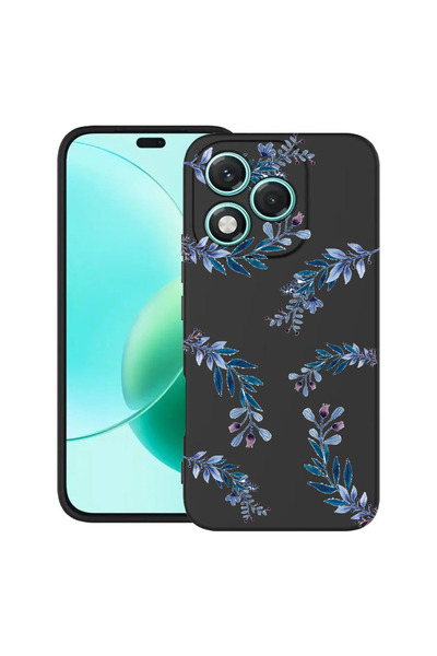 bestcase Θήκη TPU Ultra Slim για Honor 600 Lite, Μπλε Λουλούδια, 3143710 B 116
