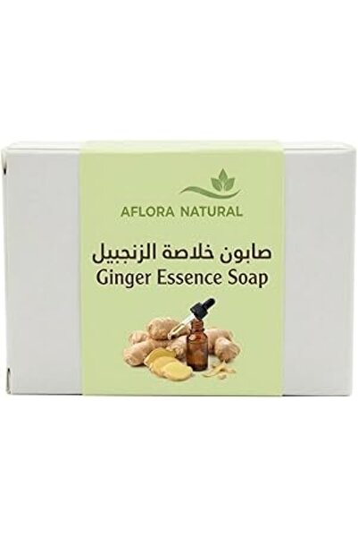 AFLORA Ginger Soap, Organic Moisturising Cleanser, Revitalising Face and Body...